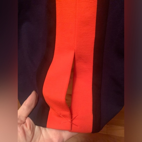 Worthington dress size 10 NWT. Orange and Navy - Picture 6 of 8
